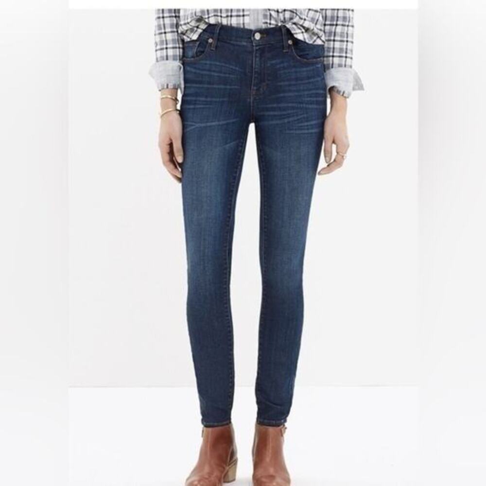 UEC MADEWELL HIGH RISER SKINNY DARK WASH DENIM BLUE JEANS SZ 26